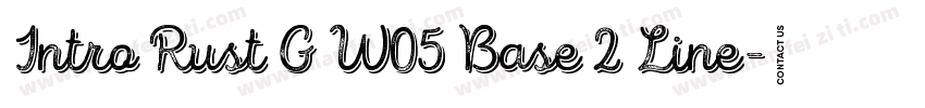 Intro Rust G W05 Base 2 Line字体转换